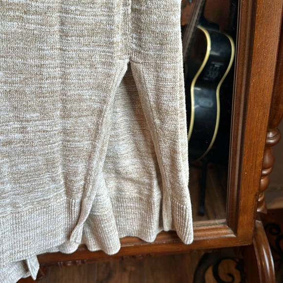 Talbots Tan and Cream Duster Size S - Picture 6 of 6